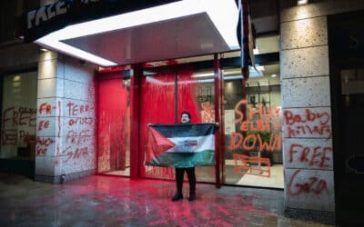 Palestine Action Strike Britain’s Foreign Office and Occupy Leonardo On Balfour 106