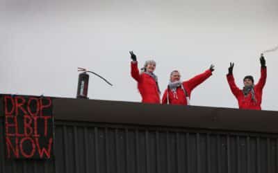 Palestine Action Occupy Rooftop of Elbit supplier, Dean Group in Manchester